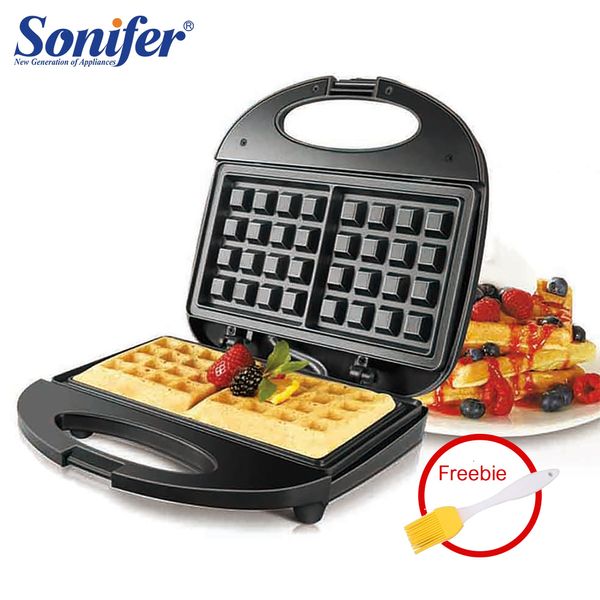 Máquina para hacer pan Máquina para hacer gofres eléctrica profesional Electrodomésticos de cocina Máquina para hacer gofres multifunción para el desayuno Sartén de hierro antiadherente Sonifer 230314