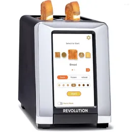 Fabricantes de pan R180B Toice Touse Taster 2-slice Smart con tecnología patentada de Instaglo Modo Panini