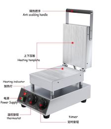 Broodmakers straatvoedsel machines knapperige eierroll maker commerciële hond worst eieren roller elektrische bakplatenbrood elektrisch bakplaten