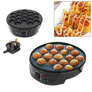 Broodmakers takoyaki machine 18 holes mini bakpan elektrische maker octopus ballen grill ontbijt 220-204V
