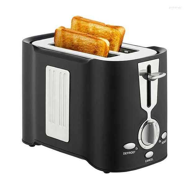 Pain Makers Toaster 2 Slice Extrawide Slot 7 Cadre des ombres pour le bouffin d'anglais Bagel Crumb Bray Black Us Plug Phil22