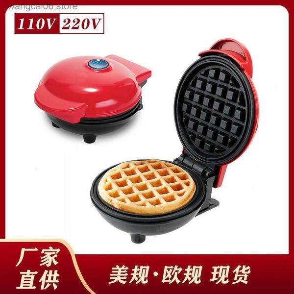 Machines à pain US 110 v amour gaufre gâteau Machine Spike pilote rond Sandwich Machine lumière alimentaire Machine petit déjeuner Machine en forme de coeur gaufre gâteau T240402