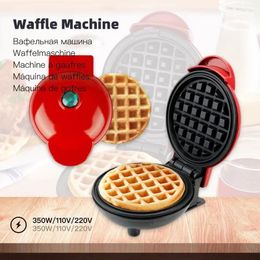 Makers à pain Waffle Machine Light Food Breakfast Disenser Portable Electric Pancake Maker pour Mini Donuts Waffreras Sandwich