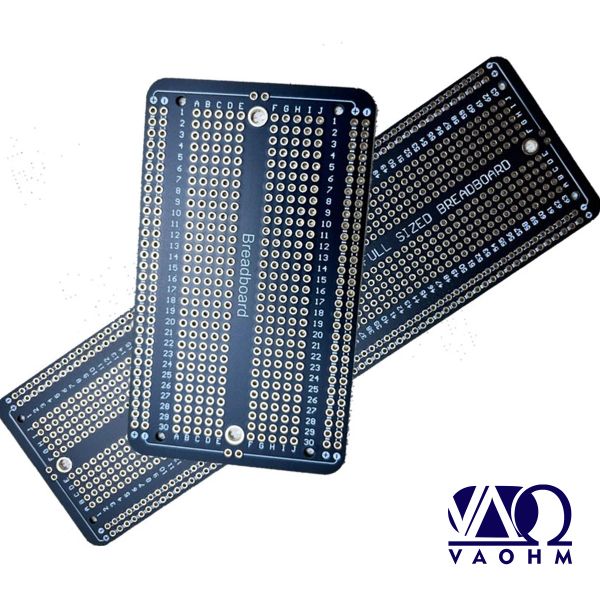 Prototipo de placa PCB de soldadura de panadera (52.1 x 88.9 mm / 52.1 x 172.7 mm)