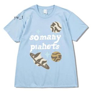 Break Planet Shirts T-shirts voor heren Broken Planet Market So Many Planets T-shirt Streetwear Harajuku Grote maten Zomer Korte mouw Los katoenen tops 6616