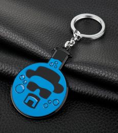 Breaking Bad Ba Br Keyring Keychain Metal Heisenberg Masque Walter Key Ring Chain Car Pendant Souvenir Porte Clef3184922