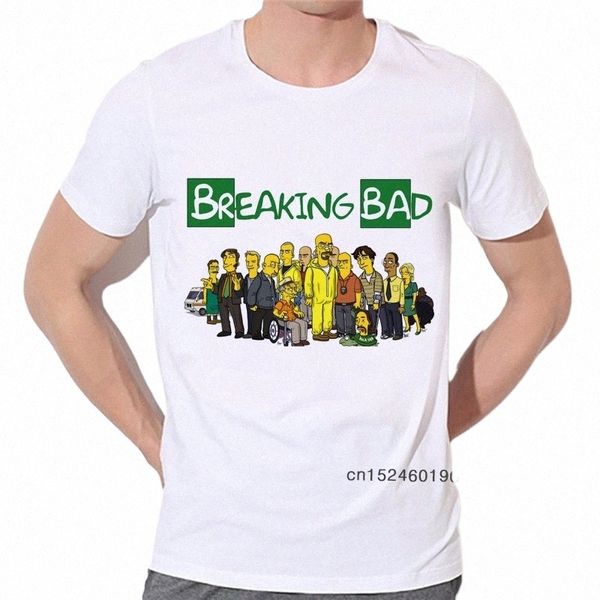 Breaking Bad T-shirts hommes drôle homme T-shirts O cou t-shirt décontracté taille américaine hauts les magasins d'usine peuvent être personnalisés E38o #