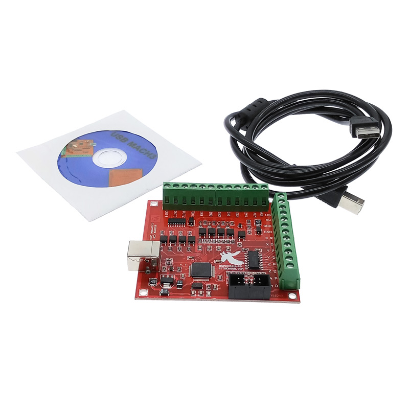 Breakout board CNC USB MACH3 100Khz Electronic Components 4 axis interface driver motion controller driver board