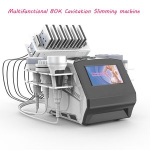 Machine amincissante 7 en 1 80K, système multifonctionnel de Cavitation sous vide Rf, tampons Laser Lipo ultrasoniques, Machines de contour du corps