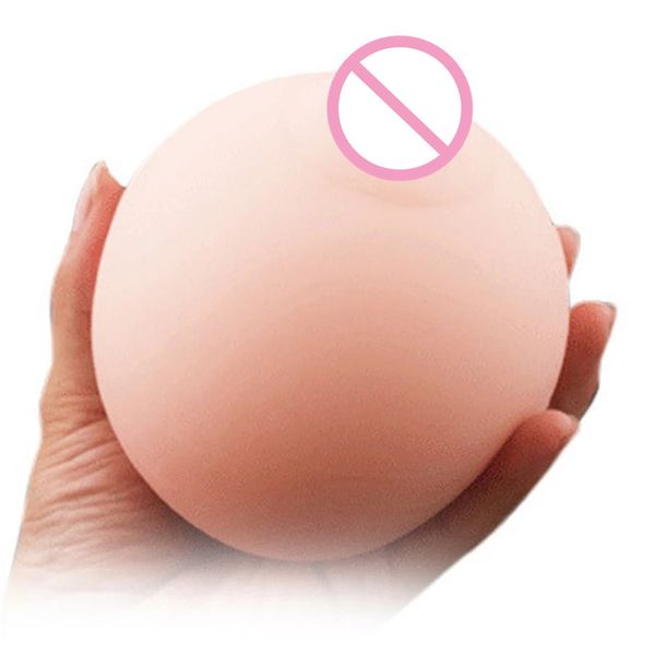 Forme mammaire Artificielle Poitrine Faux Silicone Jouets Hommes Masturbateur Stress Squeeze Ball Doux Mini Seins Jouet Produits Pour Adultes 230411