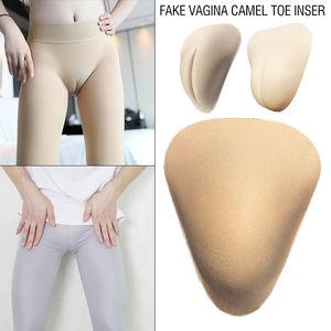 Forma de pecho falso Vagina Camel Toe insertar hombres travesti Tanga tanga bragas para travesti transgénero Drag Queen 230703