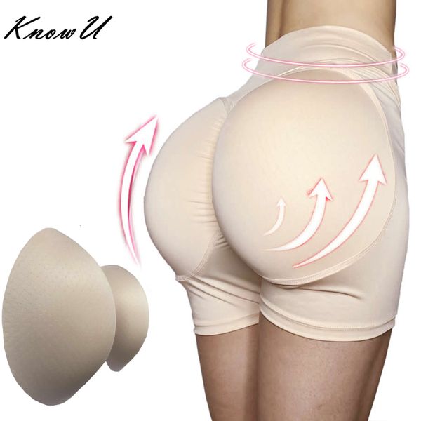 Forme mammaire KnowU Crossdresser Faux Ass Butt Lift Shorts Body Shaper Hip Pads Enhancer Shemale Transgender Shape Shifter 230703