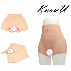Forma de pecho KnowU, pantalones de silicona para travestis con Vagina falsa, disfraces de Cosplay, bragas vaginales para Drag Queen transgénero 230616