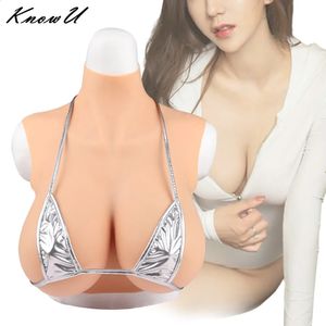 Forme mammaire KnowU Ultra mince Ultra léger faux seins gros seins femmes seins en Silicone transgenre Drag Queen sein secouant Cosplay 231115