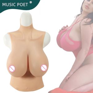 Forme mammaire MUSIC POET Formes mammaires en silicone réalistes Crossdressing sans huile énormes faux seins pour crossdressers Drag Queen Shemale 230915