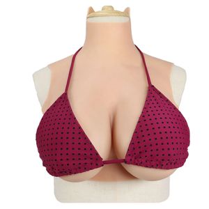 Forma de seno Pechos realistas Tetas artificiales de silicona Cofre enorme Falso simulado para travesti Transexual Prothesi Hombres Juguete para adultos 230824