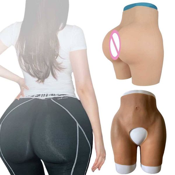 Forme de sein Réaliste Sexy Silicone Hanches et Butt Sous-Vêtements Pantalon Épais Hip Enhancement et Entrejambe Épaississement Culotte Pour Femmes 230626