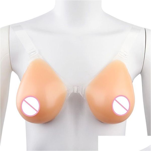 Forme mammaire Sbt Factory Direct Supply Forme de larme Faux Sile Seins en caoutchouc Doux et réaliste Seins artificiels pour Cross Dressing Dr Dht2K