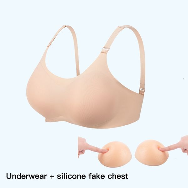 Forma de seno Sexy Silicona realista Formas de mama falsas tetas falsas tetas sujetador Crossdresser tranvénero transgénero traslado mastectomía 230815