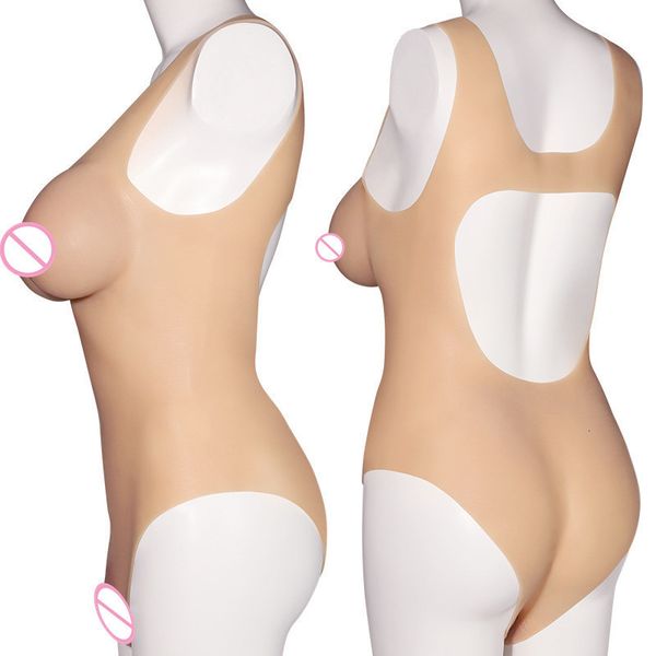 Forma de seno Body de seno de silicona Forma de vagina falsa Pechos falsos Tetas artificiales Cosplay para transexual transgénero Crossdressing Sissy 230426