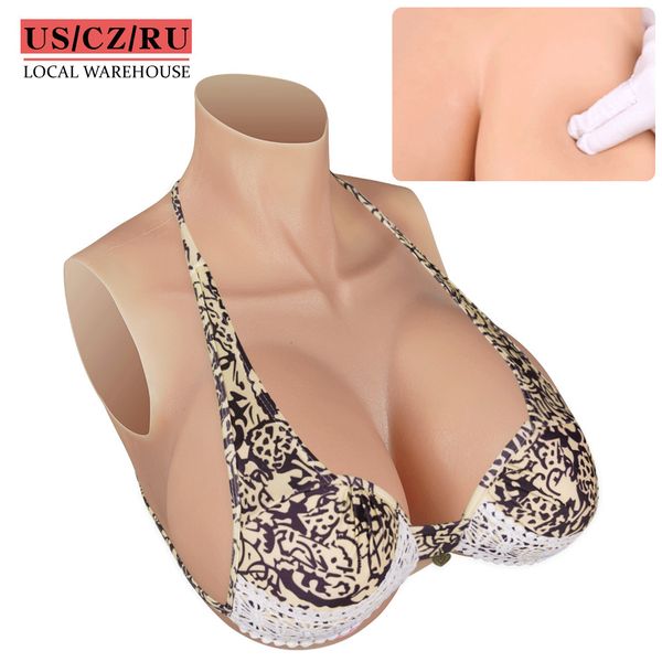 Forma de seno de silicona Formas de seno falsas tetas artificiales enormes para mastectomía Crossdresser Cosplay THECHE TRANSVEESTITE SISSY Drag Queen 230815