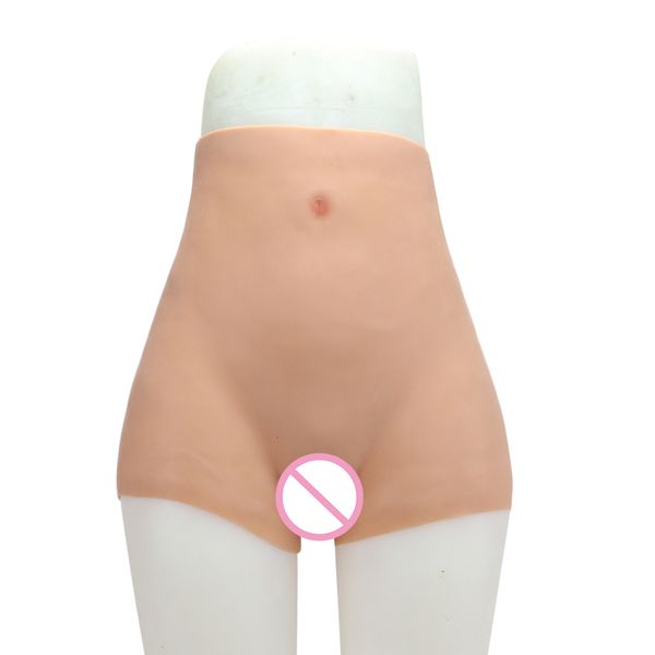 Forme de sein Silicone Crossdresser Pantalon avec Faux Vagin Cosplay Costumes Vagin Culotte pour Drag Queen Transgenre Sissy Travesti 230616