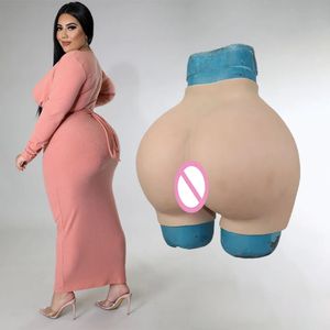 Forma de seno Silicone1.9 pulgadas Big Nalga Cadera Acolchada Falsa Vagina Panty para Sexy Crossdresser Hombre a Mujer Cosplay Transgénero 231211