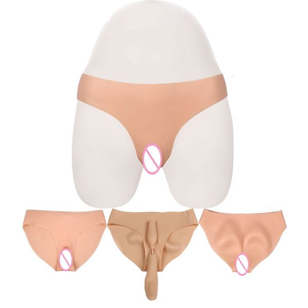 Forme mammaire simulée en silicone faux vagin sous-vêtements slips culottes cachant le pénis pour crossdresser transgenre transexuelle Dragqueen Cosplay Gays 230920