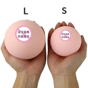 Simulación de la forma de seno de juguetes de masturbación macho de bola blanda mimi adultos 230811