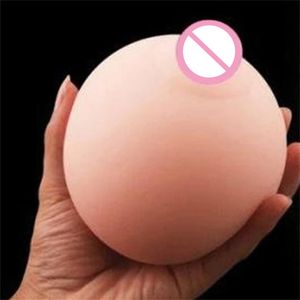 Forme mammaire Doux Seins Artificiels Balle 3D Réaliste Faux Seins Jouets Pour Adultes Hommes 18 Mamelon Toucher Mâle Masturbation Portable Chatte 230824 230901