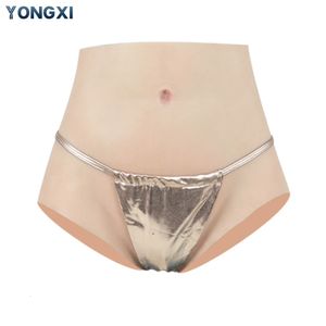 Forme mammaire YONGXI Cosplay faux culs Silicone taille haute slips ont vagin artificiel Sissy Lift Sexy Silicone Culos Falsos pantalon 231121