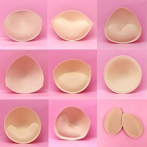 Breast Pad 2pcs 1pair Sponge Inserts In Bra Padded for Swimsuit Push Up Fill Brassiere Patch Pad Intimates Accessories 230621