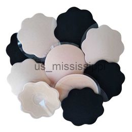 Almohadilla para el pecho 2 piezas Almohadillas para el sujetador Venta al por mayor Cubierta para pezones de silicona Sujetador Pasties Pad Adhesivo Reutilizable Pegatinas para el pecho Pétalos Pegatinas para pezones x0831