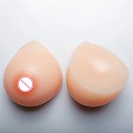 Almohadilla para el pecho 500 g / par MINI Copa Formas de senos de silicona Pechos colgantes naturales realistas para travestis Drag Queen Shemale Breast Enhancer 231211