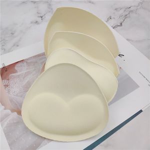 Breast Pad 50pairs Thick Sponge Bra Pads Push Up Breast Enhancer Removeable Bra Padding Inserts Cups for Swimsuit Bikini Padding wholesale 230616