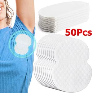 Coussinet de poitrine 50 pièces unisexe coussinets de sueur été déodorants sous les bras Anti transpiration jetable aisselles absorber bouclier 230621