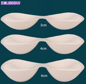 Borst Pad 6cm43cm Latex Borst Pad Speciale Vergrote Innerlijke Pad Voor Kleine Borst Verdikte Dikke Beha Sportbeha Ondergoed Pad Insert 230615