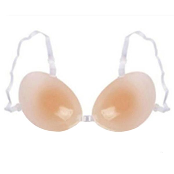 Almohadilla para el pecho Llegada Moda para mujer Correa invisible Realzador de senos Autoadhesivo Silicona Push Bra Tamaño A B C D Up 230615