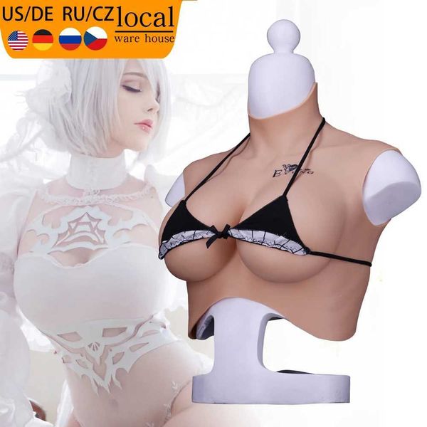 Coussin d'allaitement Eyung 7ème génération sans huile, formes de seins en silicone artificiel, faux seins, seins pour plus de 200 kg, crossdresser Drag Queen 240330