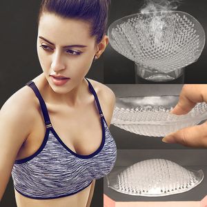 Breast Pad Invisible Women Bra Insert Pad Bra Cup Thicker Breast Push Up Silicone Pads Nipple Cover Stickers Bikini Inserts Undies Intimate 230701