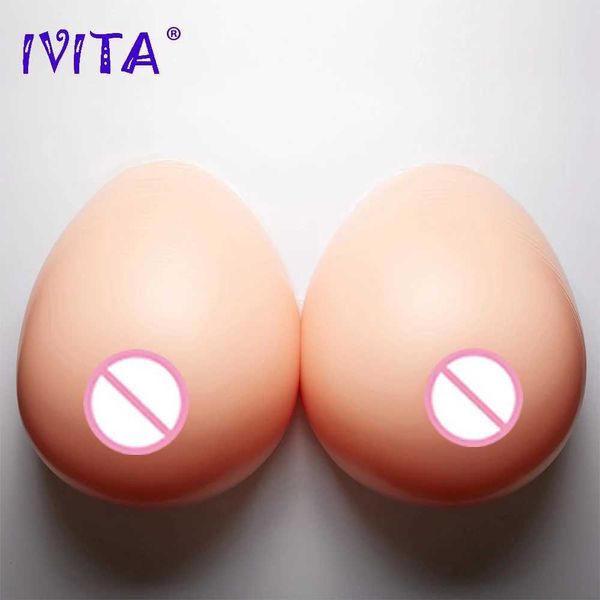 Almohadilla para el pecho IVITA 6KG 100% formas de senos de silicona realistas pechos postizos pechos falsos para travesti transgénero transexual 240330