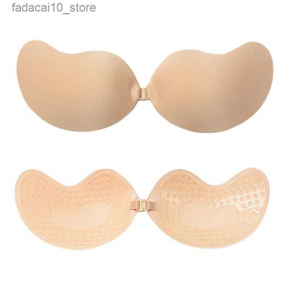 Coussin d'allaitement Réutilisable Silicone Buste Nipple Cover Pasties Autocollants Femmes Sein Auto-Adhésif Invisible Soutien-Gorge Lift Tape Push Up Soutien-Gorge Sans Bretelles Q230914