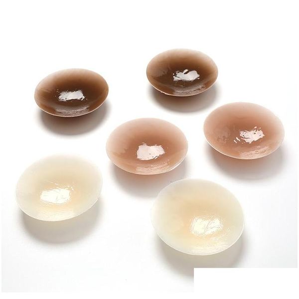 Pegatinas para mujeres de la almohadilla de la almohadilla invisible sujetador reutilizable ers de gel de sílice pezones er pegatina de busca de la entrega de la salud del cuidado de la belleza