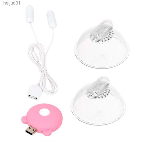 Tire-lait Agrandir Masseur de sein Nipple Sucker Vibrator Sex Toys pour femmes 10 fréquences USB Recharge Clitoris Massager L230518