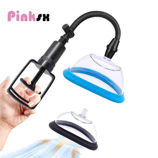 Pumple de poitrine de lait 130 mm Pumpe de chatte Vagina Clitoris Aspiration Soupper de massage mammaire féminin Stimulateur de mamelon agrandie de pompe à vide pour adultes Toy Sext Q240514