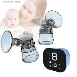 Tire-lait Double tire-lait électrique Intelligent bouteille de Massage automatique bébé allaitement lait extracteur accessoires USB sans BPA Q231120