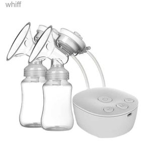 Breastpumps Double Sided Breast Pump Milking Machine Silent Mode Breast Pump Inserted Double Sided Breast Pump To Prevent Breast SwellingL231118