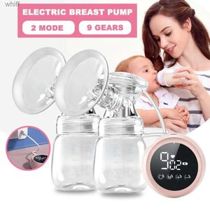 Tire-lait électrique bilatéral unilatéral USB silencieux Portable automatique Massage extracteur de lait bébé allaitement accessoires L231118