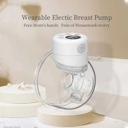 Pompe à lait électrique Pumps électrique Machine de lait automatique silencieuse et portable USB Charges mains libres Extracteur de lait portable pour bébé Mallfeeding Acce D240517