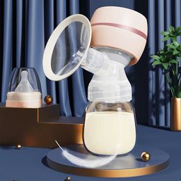 Pompe à lait électrique à poitrine électrique avec un tireur de lait à écran LED pour l'allaitement à faible bruit contenant 180 ml de bouteille de lait BPA gratuite D240517